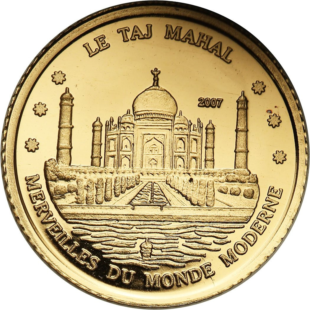 Wybrzeże Kości Słoniowej 1500 franków 2007 Taj Mahal